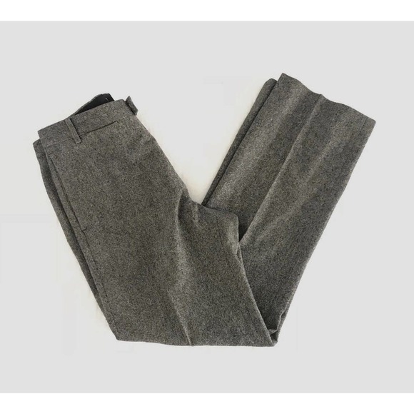 Paul Smith | Womens Size 30 Gray 100% Wool Trouser Tweed Straight - Picture 6 of 11